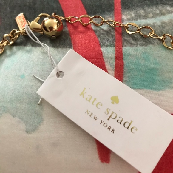 Kate Spade NWT Coral Squared Away Necklace - HOST PICK!!! 🏆 - Picture 2 of 7